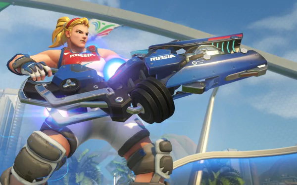 Zarya (Overwatch) video game Overwatch HD Desktop Wallpaper | Background Image