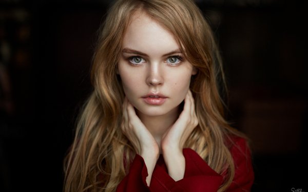 Femmes Anastasiya Scheglova Top Modèls Russie Top Model Face Russian Blonde Green Eyes Fond d'écran HD | Image