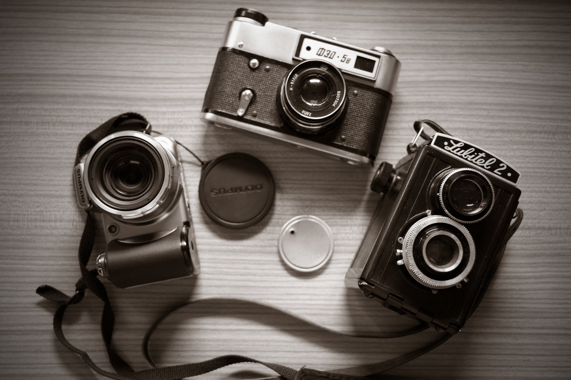 Download Antique Old Olympus Man Made Camera HD Wallpaper