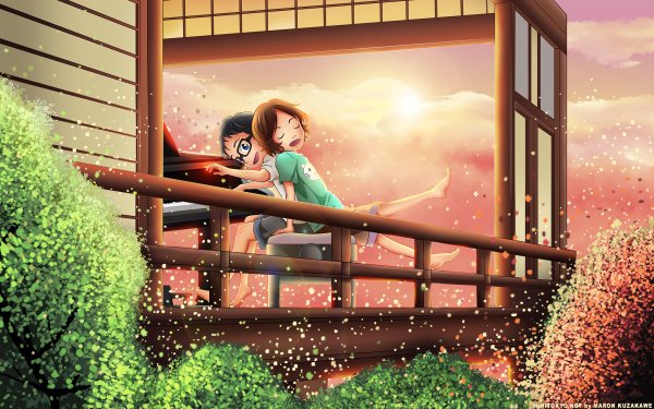 Anime Your Lie in April Kousei Arima Tsubaki Sawabe HD Wallpaper | Background Image