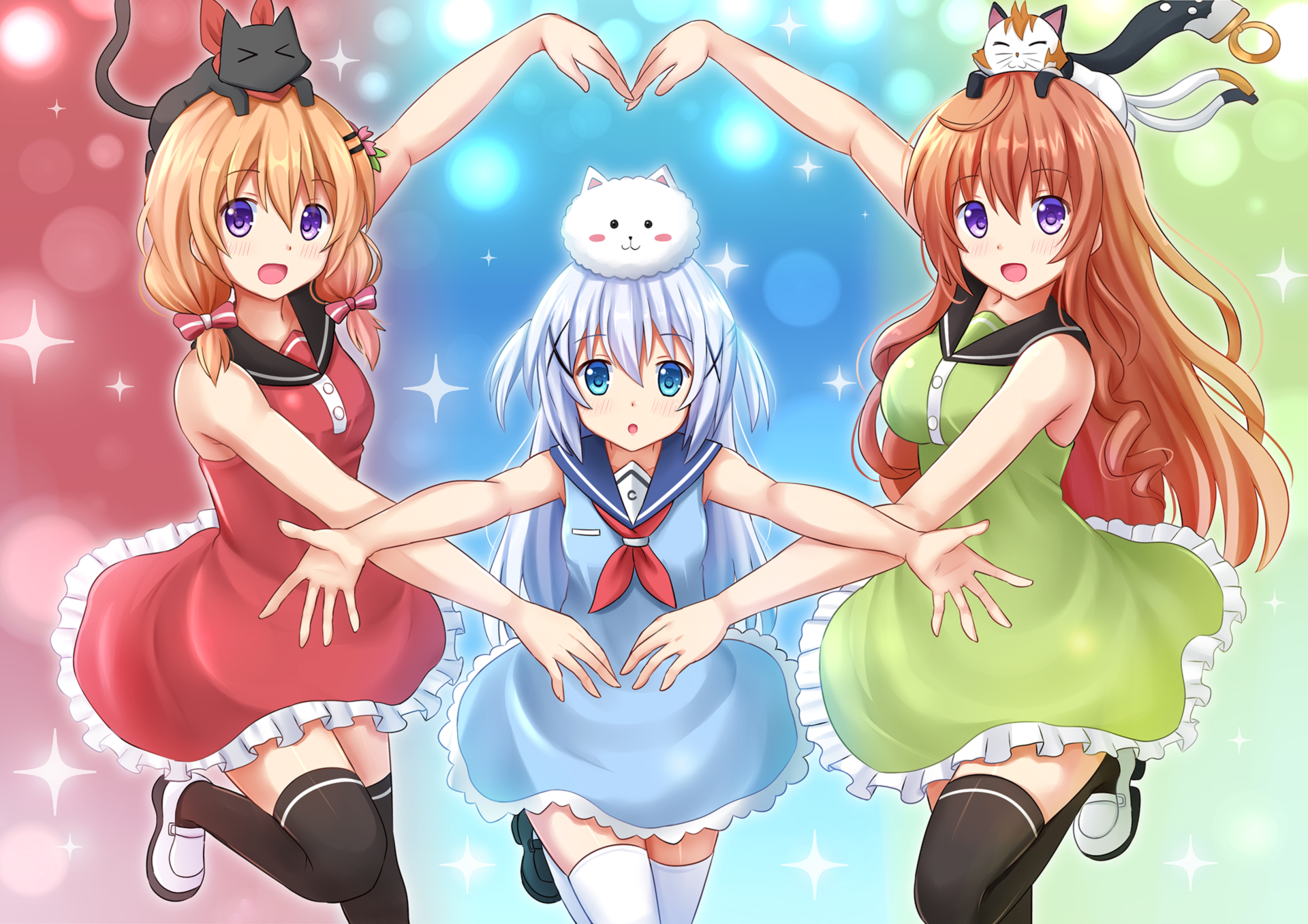 Anime Is the Order a Rabbit? HD Wallpaper | Background Image