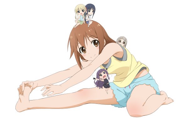 Anime Anitore! EX Eri Higuchi Yuu Hiraoka Asami Hoshi Shizuno Saotome Akiko Tachibana HD Wallpaper | Background Image