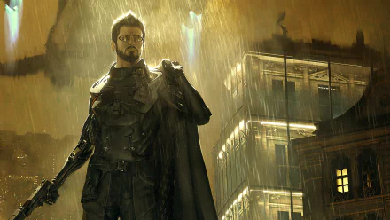 Adam Jensen video game Deus Ex: Mankind Divided HD Desktop Wallpaper | Background Image