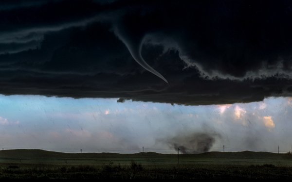 Earth Tornado Storm Cloud Landscape Nature HD Wallpaper | Background Image