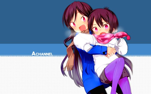 Anime A Channel Tooru Ichii Yuuko Nishi HD Wallpaper | Background Image