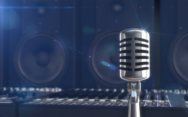 Music Microphone Speakers HD Wallpaper | Background Image