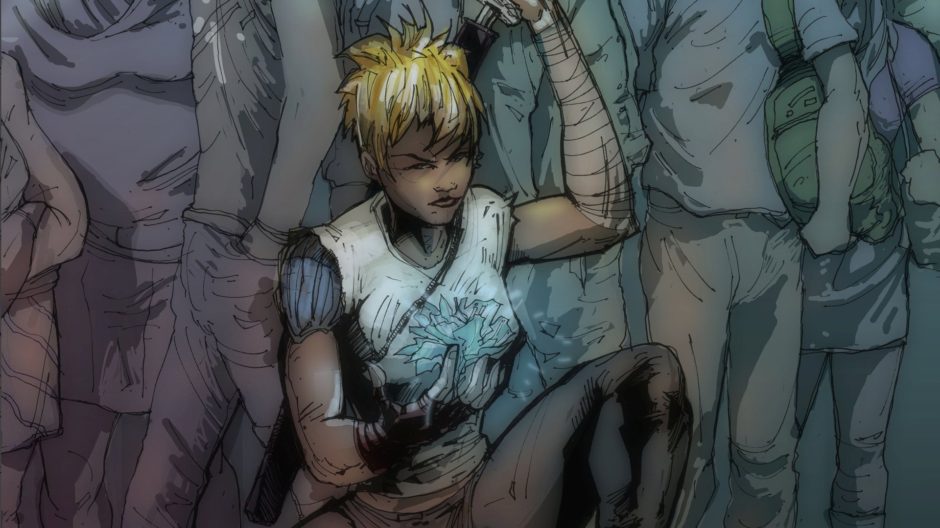 Download Comic Crimson 4k Ultra HD Wallpaper