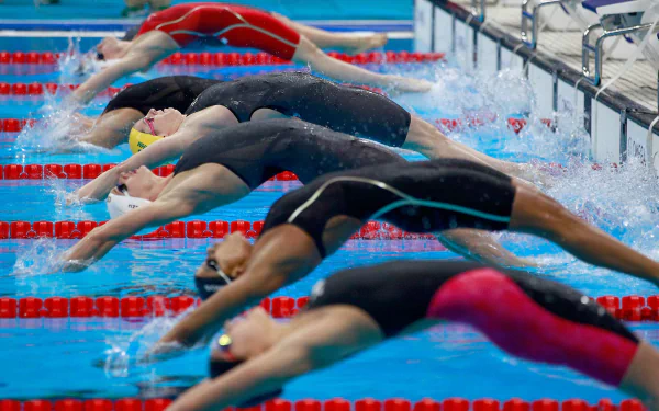 swimming Sports HD Desktop Wallpaper | Background Image