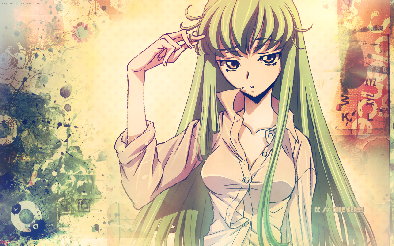 Download Code Geass C.C. Anime Wallpaper Wallpaper