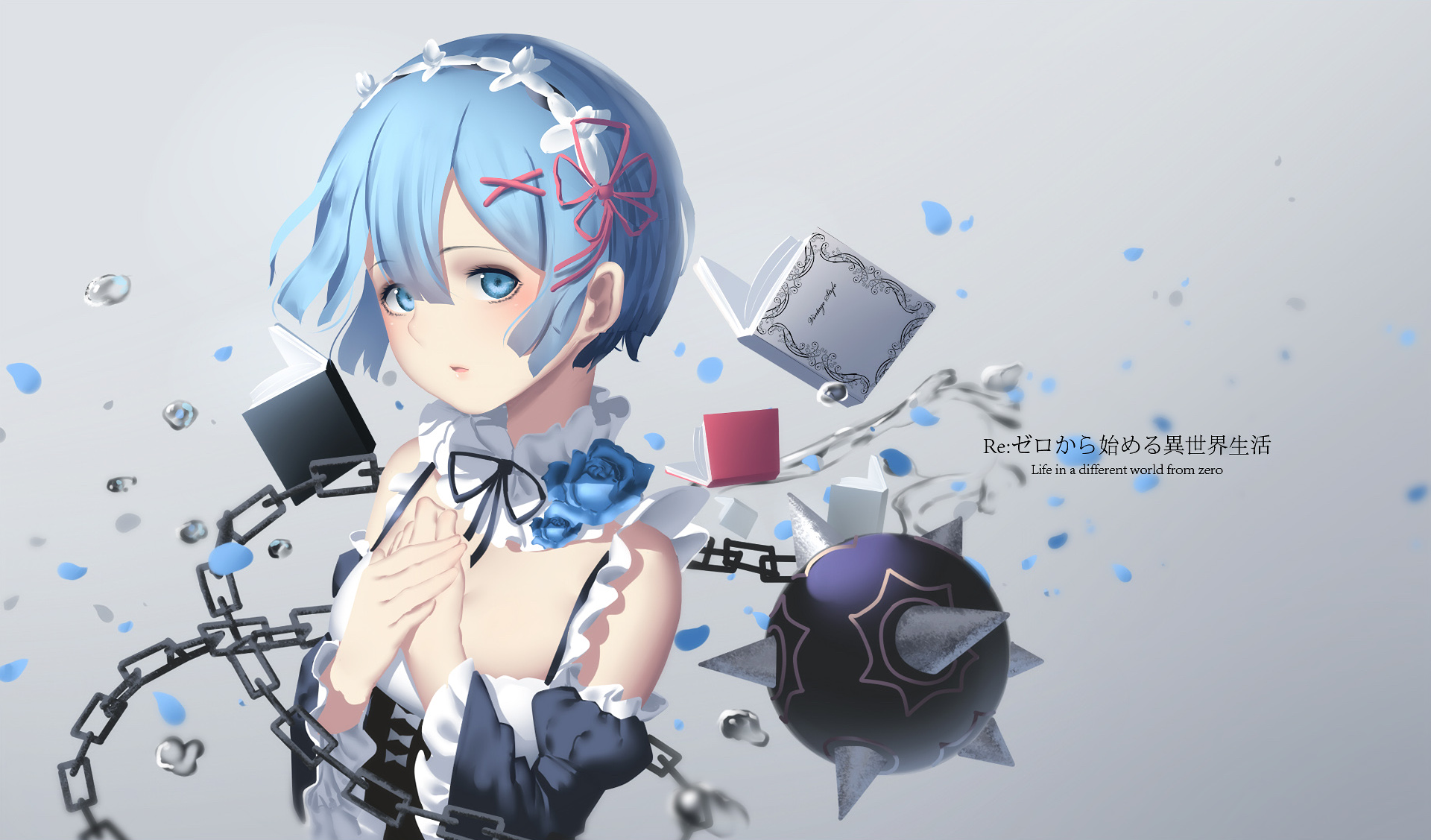 HD Wallpaper of Rem from Re:ZERO - Starting Life in Another World