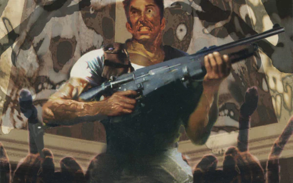 Chris Redfield Comic Resident Evil HD Desktop Wallpaper | Background Image
