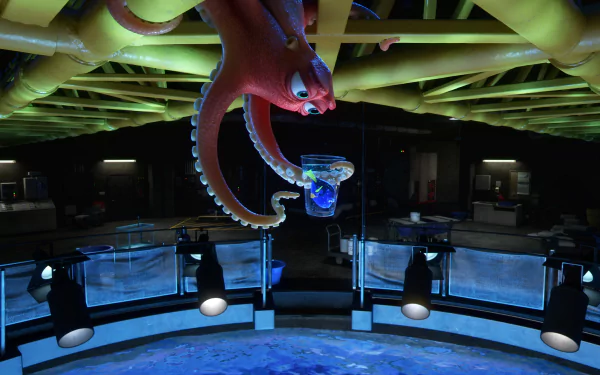 Hank (Finding Dory) Dory (Finding Nemo) movie Finding Dory HD Desktop Wallpaper | Background Image