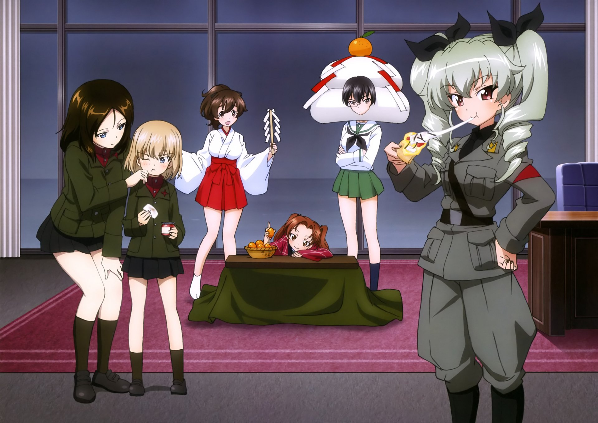 Girls und panzer обои