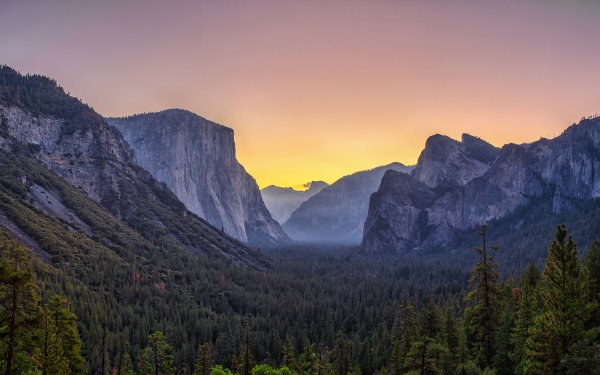 Earth Yosemite National Park National Park Nature Forest Landscape Cliff Mountain HD Wallpaper | Background Image