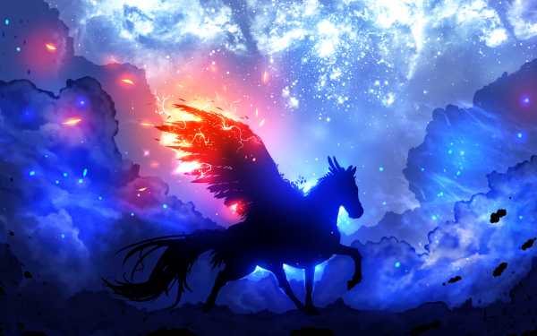 Fantasy Horse Fantasy Animals HD Wallpaper | Background Image