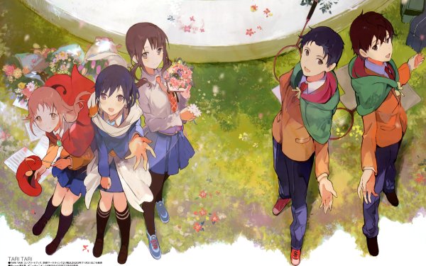 Anime Tari Tari Maeda Atsuhiro Tanaka Taichi Sawa Okita Sakai Wakana Konatsu Miyamoto HD Wallpaper | Background Image
