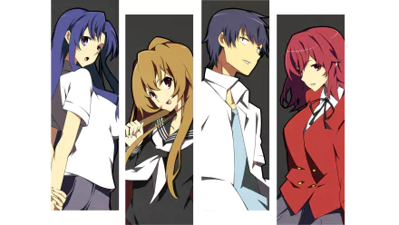 Minori Kushieda Ryuuji Takasu Taiga Aisaka Ami Kawashima Anime Toradora! HD Desktop Wallpaper | Background Image