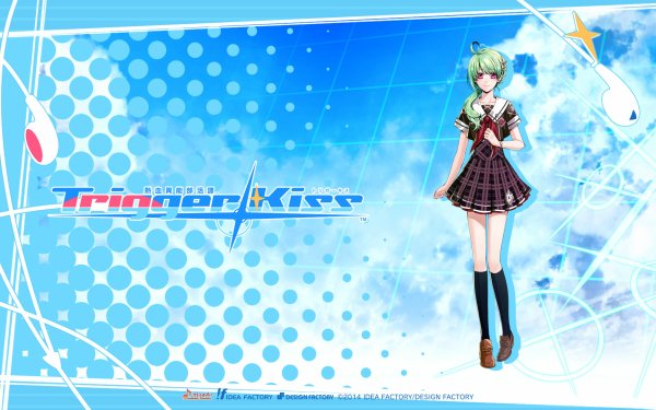 Anime Nekketsu Inou Bukatsu-tan Trigger Kiss HD Wallpaper | Background Image