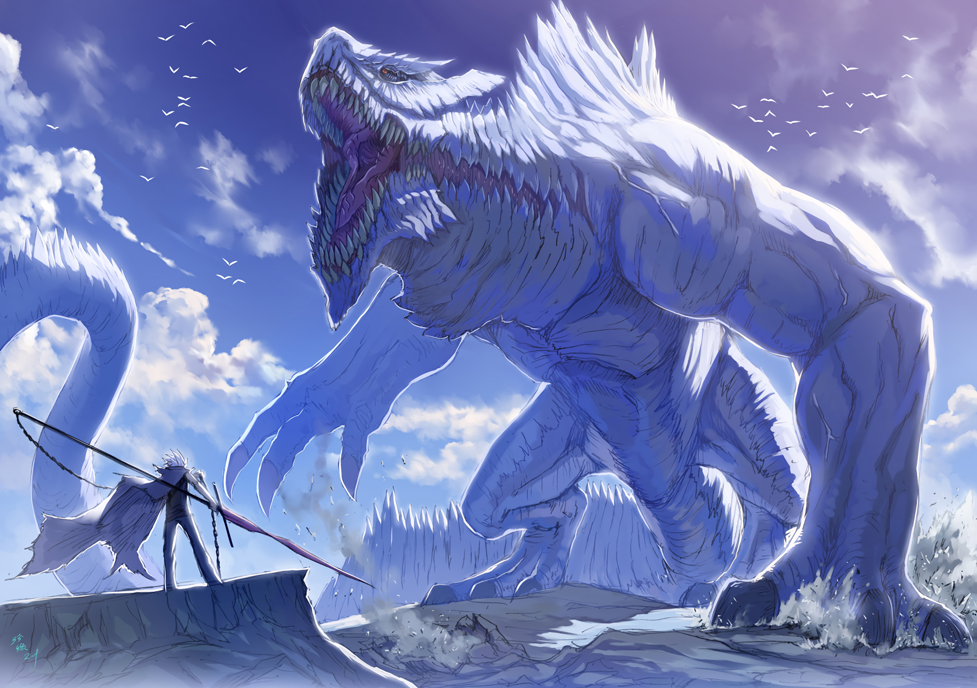 Anime Monster HD Wallpaper | Background Image