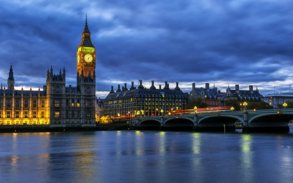 Man Made Palace Of Westminster Palaces United Kingdom London Night City Thames Light HD Wallpaper | Background Image