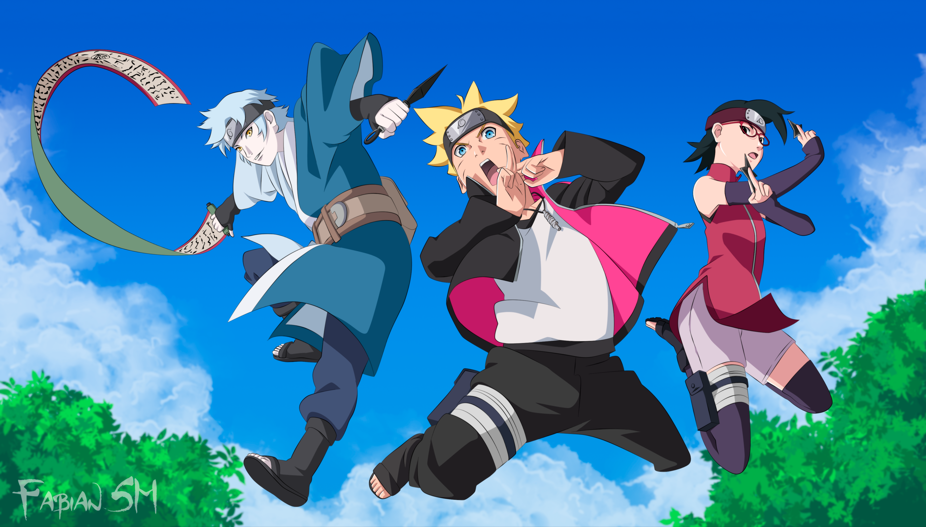 Anime Boruto HD Wallpaper by curamubuono