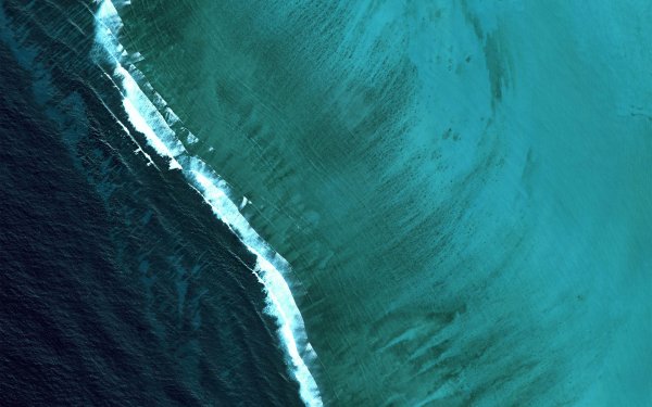Earth Ocean Aerial Wave HD Wallpaper | Background Image