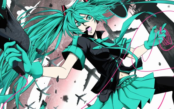 Anime Vocaloid Hatsune Miku Love is War HD Wallpaper | Background Image