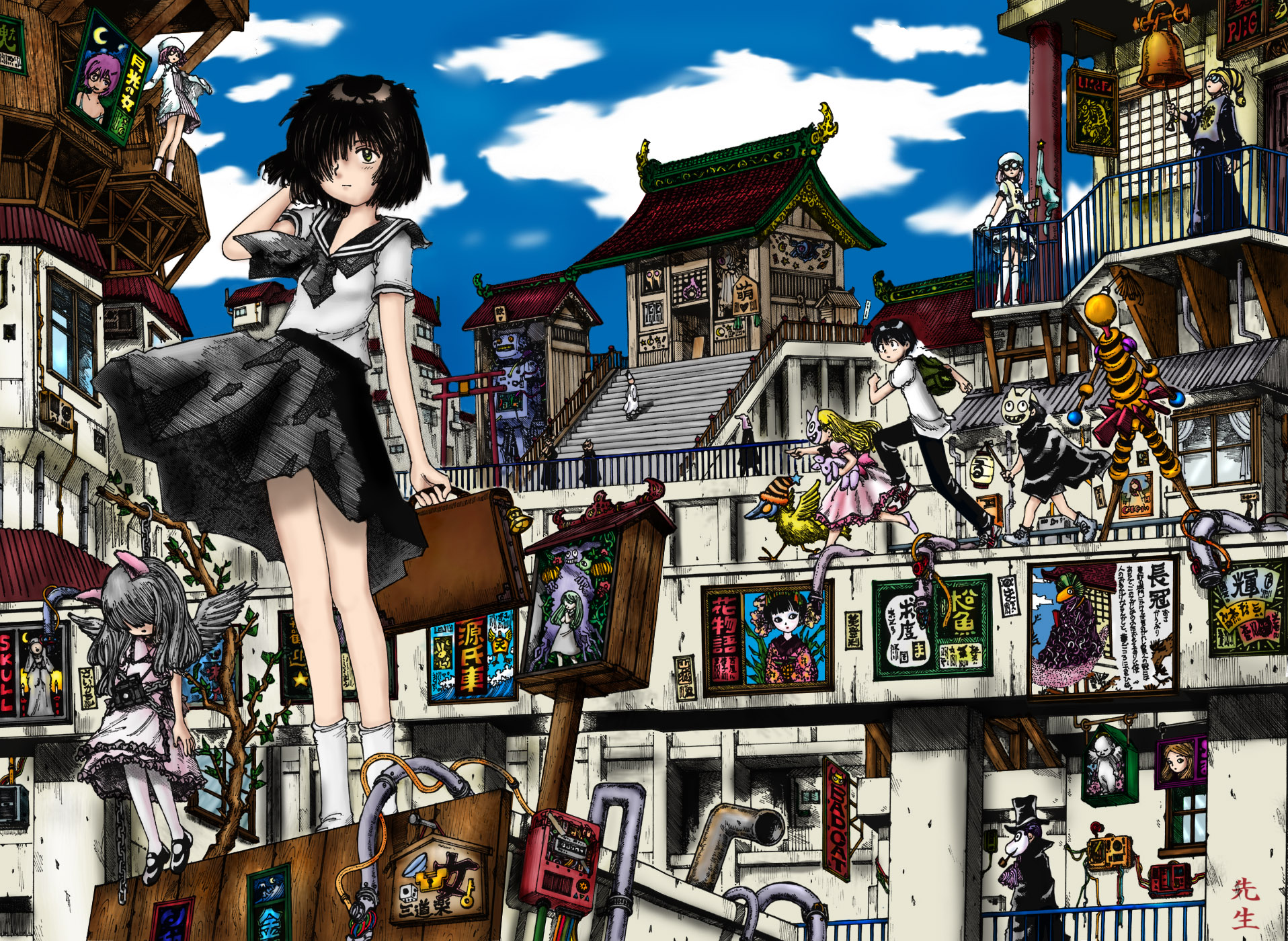 Anime Mysterious Girlfriend X Mikoto Urabe Momoka Imai #1080P #wallpaper  #hdwallpaper #desktop