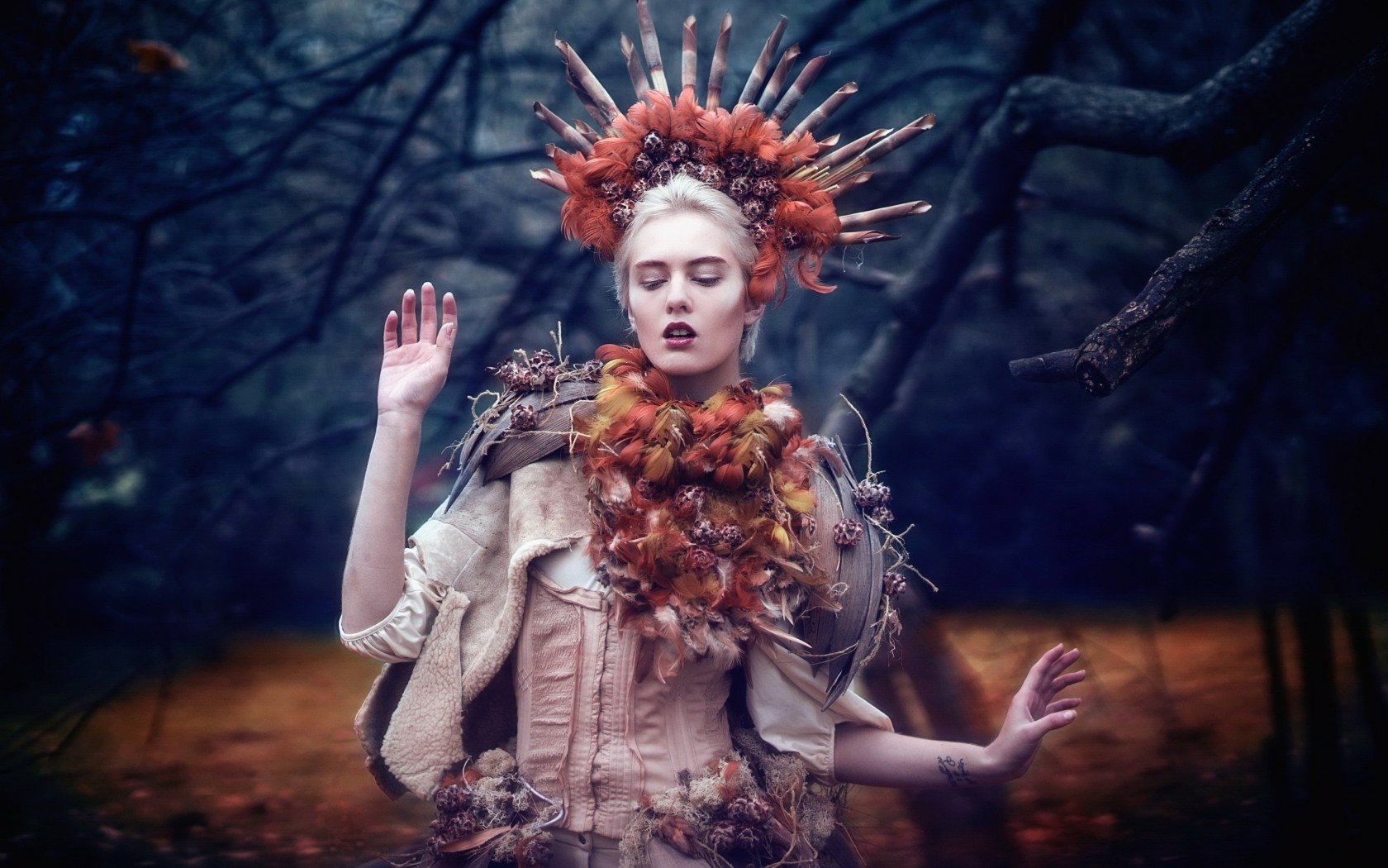 Download Style Colors Woman Model Wallpaper