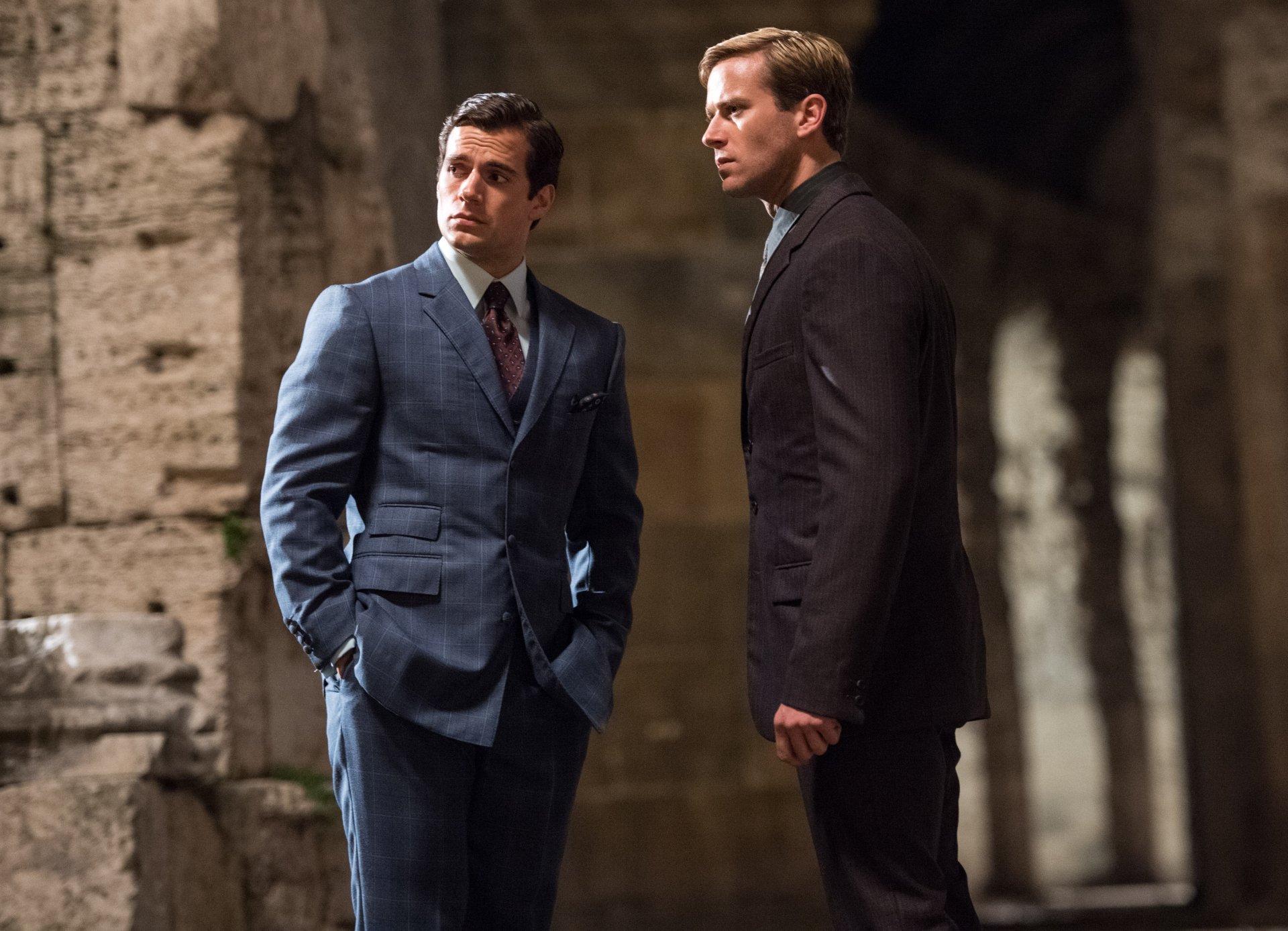 Download Illya Kuryakin Armie Hammer Napoleon Solo Henry Cavill Movie The Man From U.N.C.L.E. 4k Ultra HD Wallpaper