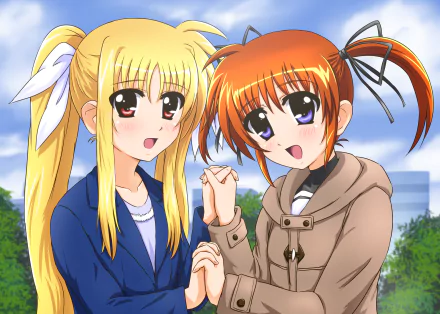 Anime Magical Girl Lyrical Nanoha HD Desktop Wallpaper | Background Image