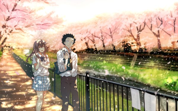 Anime Koe No Katachi Shouko Nishimiya Shouya Ishida HD Wallpaper | Background Image