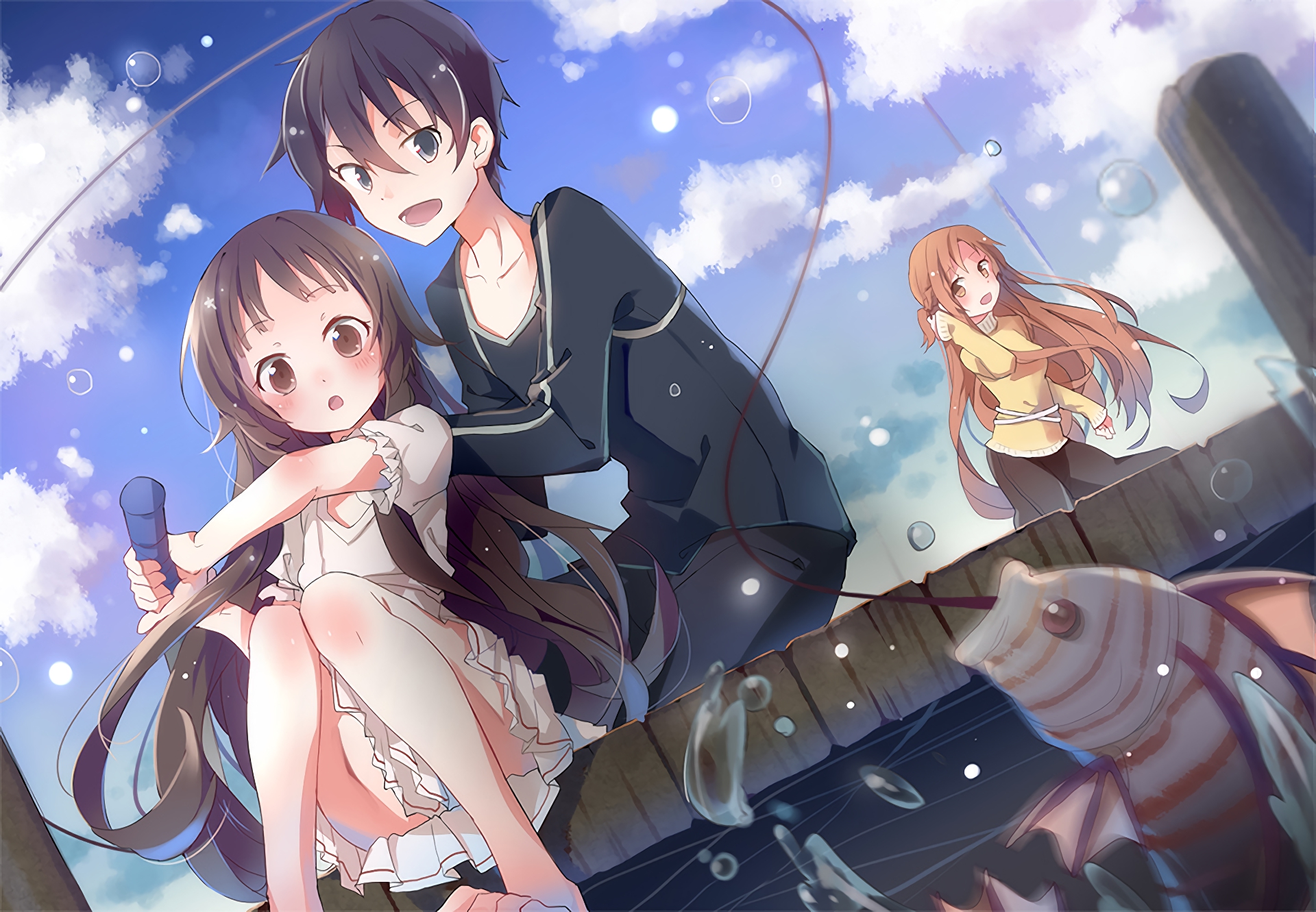 Anime, anime girls, -in-, Sword Art Online, HD phone wallpaper