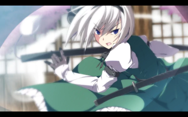 Youmu Konpaku Anime Touhou HD Desktop Wallpaper | Background Image