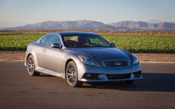 silver car car Infiniti vehicle Infiniti Q60 HD Desktop Wallpaper | Background Image