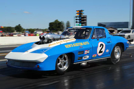 Chevrolet race car drag racing hot rod muscle car 1966 Chevrolet Corvette vehicle Chevrolet Corvette HD Desktop Wallpaper | Background Image