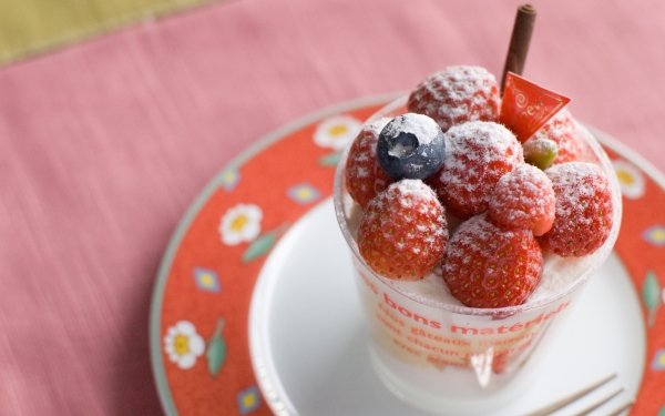Food Dessert Sweets Fruit Strawberry HD Wallpaper | Background Image