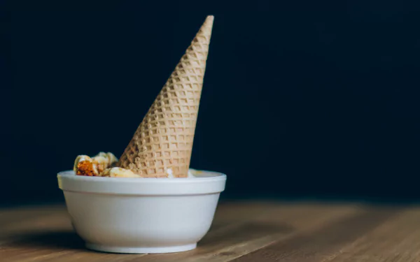 waffle cone food ice cream HD Desktop Wallpaper | Background Image