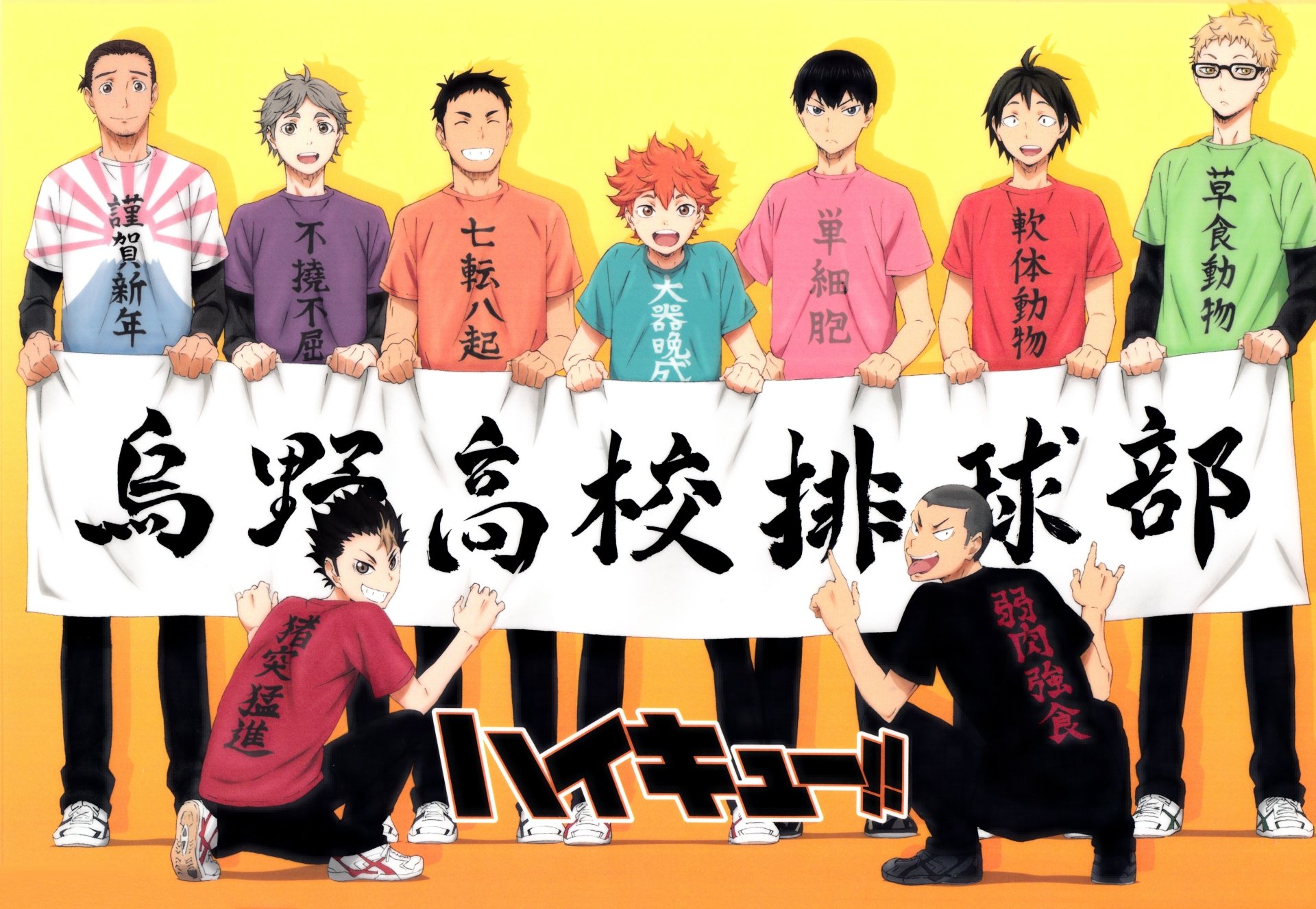 Haikyū!! Team Spirit - 4K Ultra HD Wallpaper