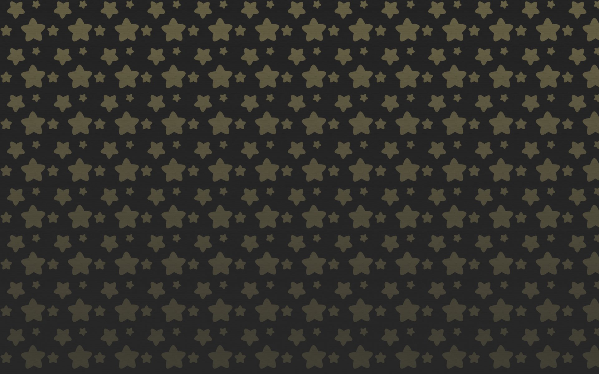 Artistic HD desktop wallpaper featuring a repeating pattern of golden stars on a dark background, creating a subtle and elegant starry design.