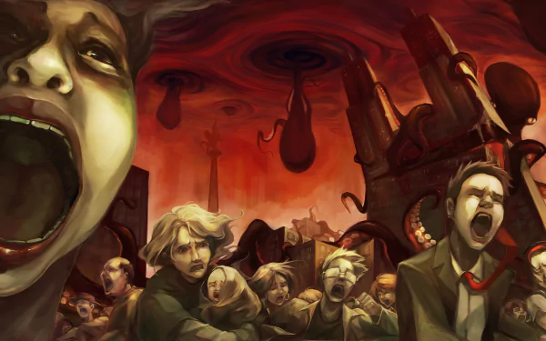 octopus people Sci Fi apocalyptic HD Desktop Wallpaper | Background Image