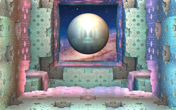 sphere shapes colors wall Abstract mind teaser HD Desktop Wallpaper | Background Image