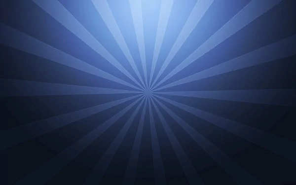 Abstract HD desktop wallpaper featuring a gradient of blue with radiating stripes creating a dynamic and visually appealing background.