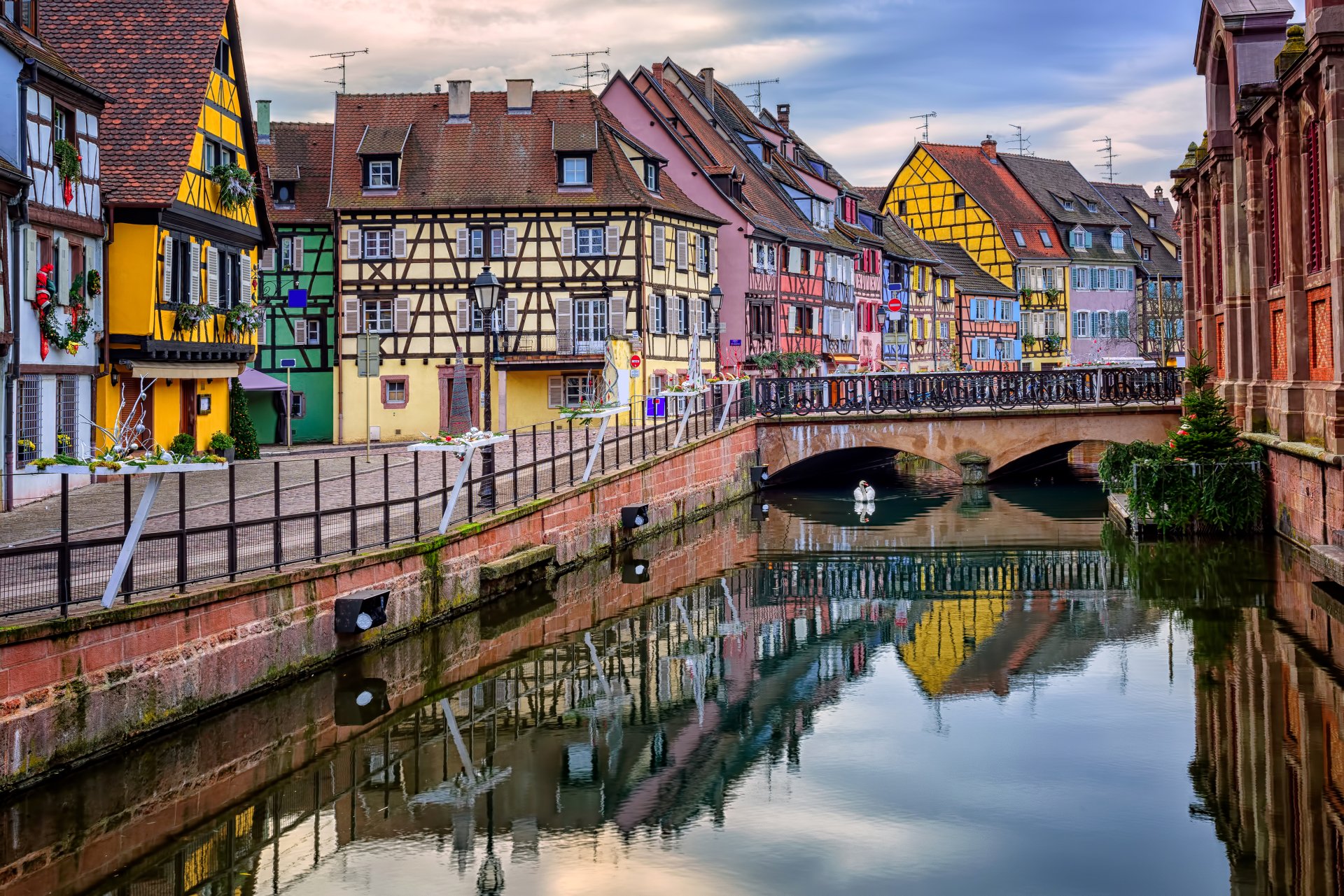 Colorful Colmar, France 4k Ultra Fondo de pantalla HD | Fondo de