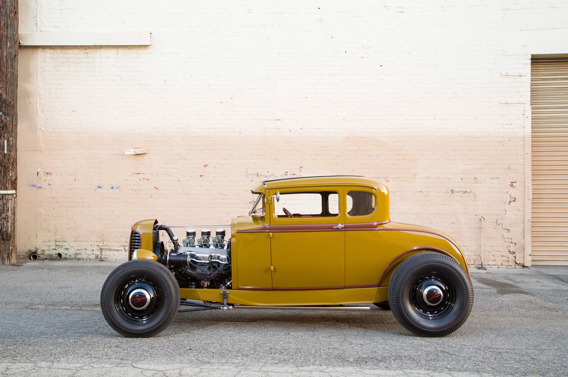 Download Vintage Car Hot Rod 1931 Ford Five-Window Coupe Vehicle Ford Coupe HD Wallpaper