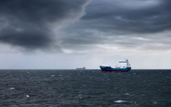 horizon ocean ship vehicle tanker HD Desktop Wallpaper | Background Image