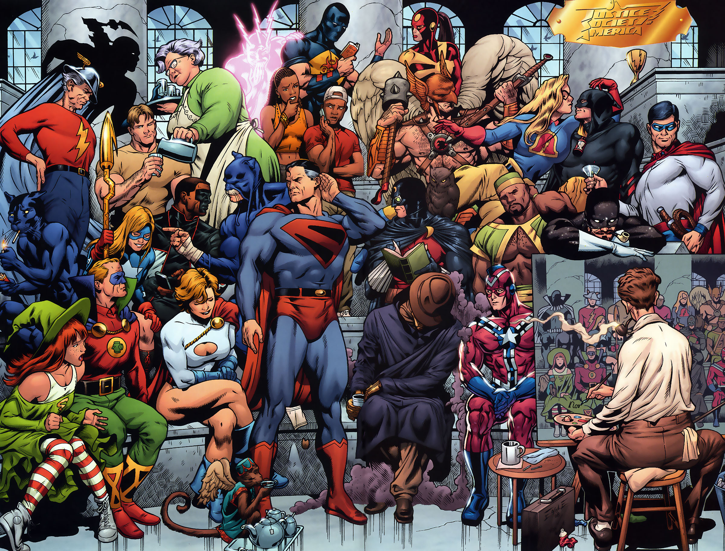 50 Justice Society of America HD Wallpapers | Background Images