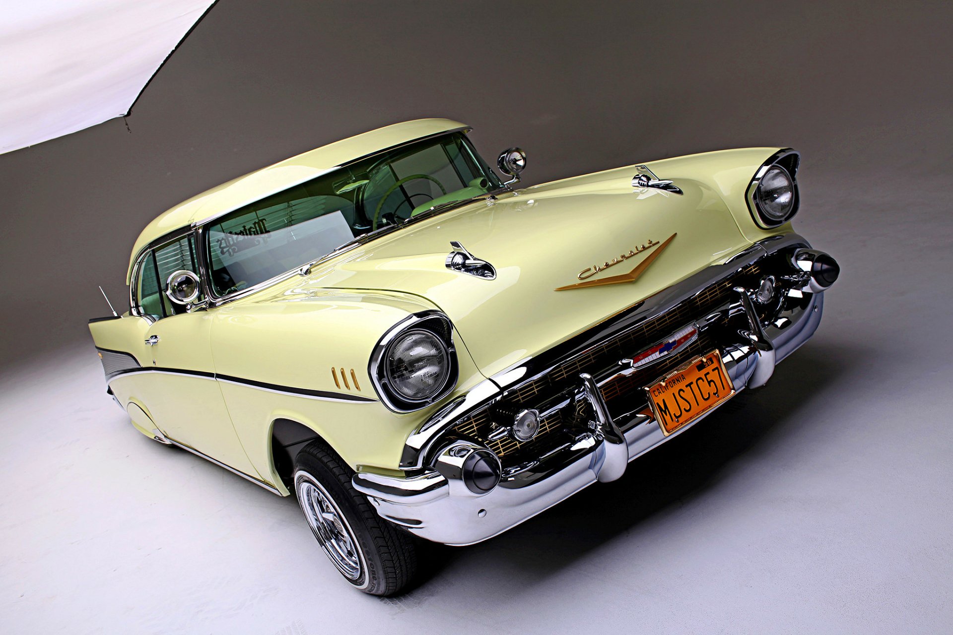 Download Lowrider 1957 Chevrolet Bel Air Convertible Vehicle Chevrolet Bel Air Convertible HD Wallpaper