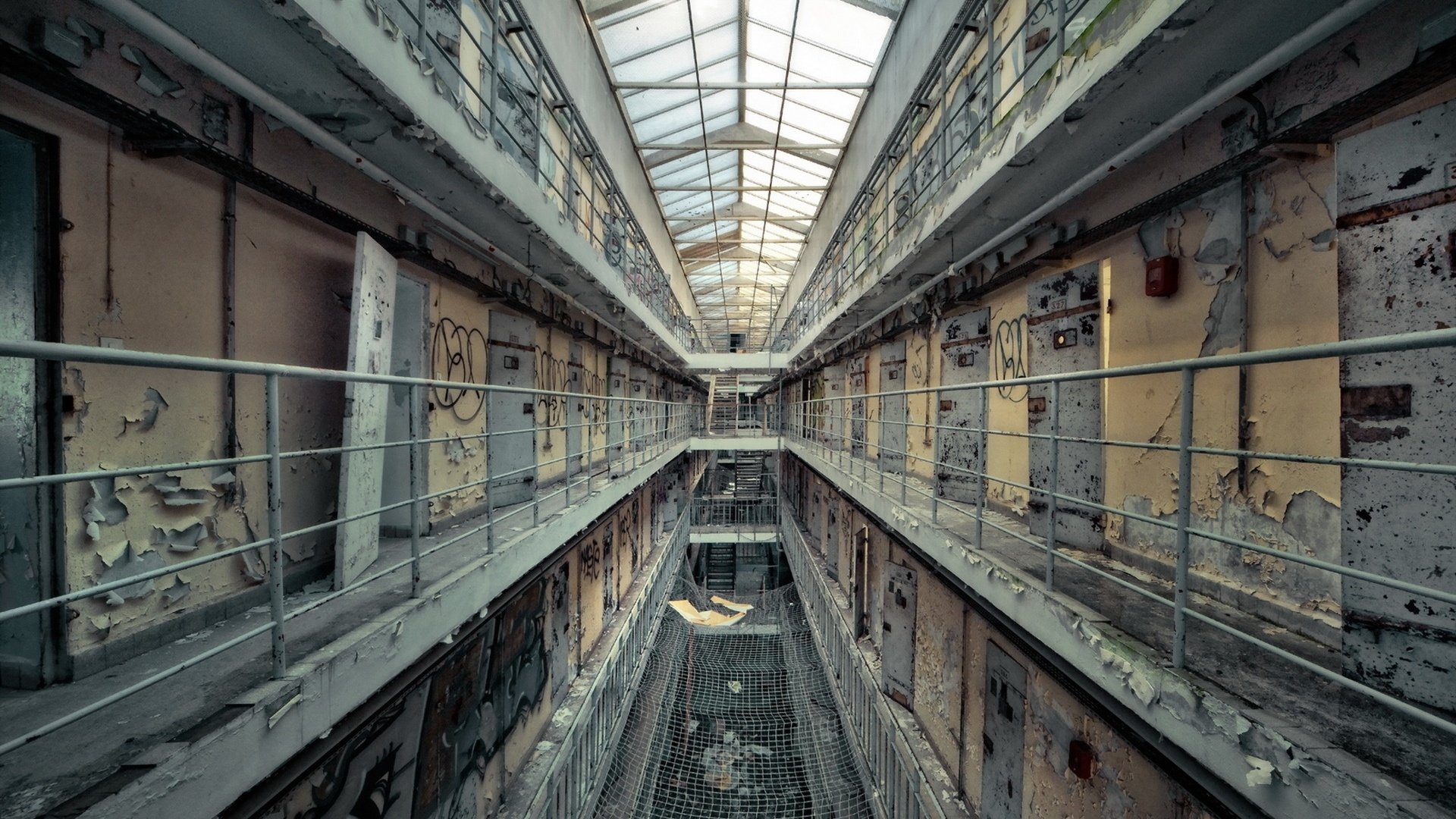 Download Creepy Abandoned Jail Man Made Prison HD Wallpaper