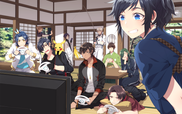 Anime Crossover Touken Ranbu: Hanamaru HD Wallpaper | Background Image